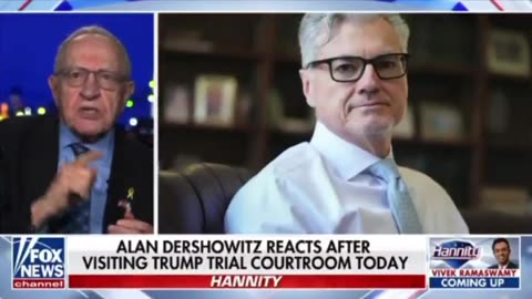 Wow Alan Dershowitz reacts after visiting Trump trial and he can’t believe it