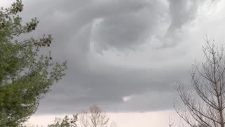 Funnel Cloud Beginning to Form in St. Peters, Missouri