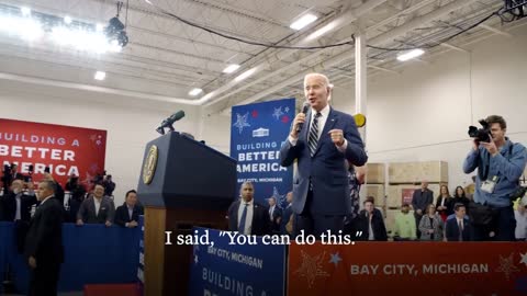 Biden shares news of U.S. victory at World Cup