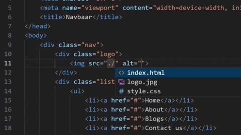 Creating a Navbaar using HTML and CSS || #html #css #webdesigner