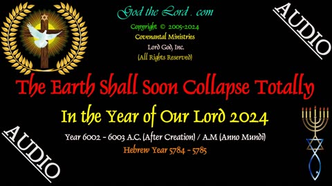 The Crashing of the World was Preordained, & in Fact has Already Begun, Soon to Collapse in Totality