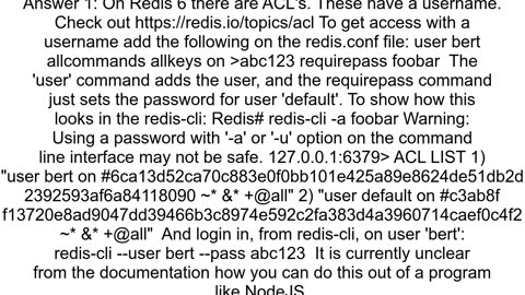 Does Redis use a username for authentication