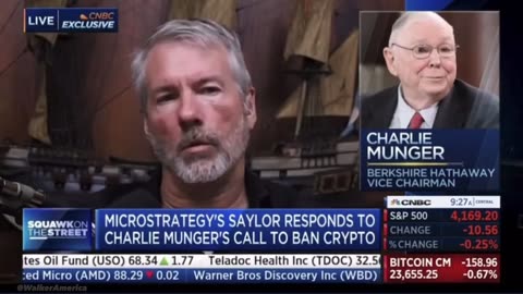 Charlie Munger vs Michael Saylor on Bitcoin