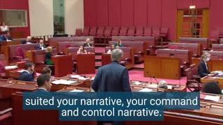 SENATOR GERARD RENNICK: POWERFUL SPEECH ABOUT THE COVID-19 JAB