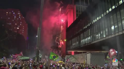 Supporters Of Brazil’s President-Elect Lula da Silva Celebrate Victory Over Bolsonaro