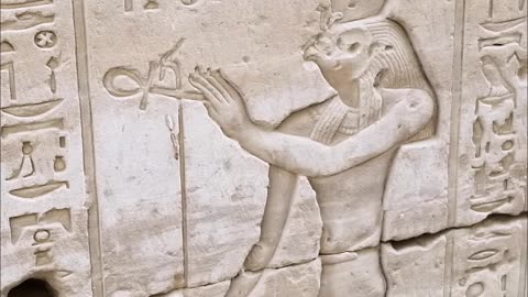 Edfu Egypt Temple of Horus, Hieroglyphs Creation Story Holy of Holiest Sacred Boat