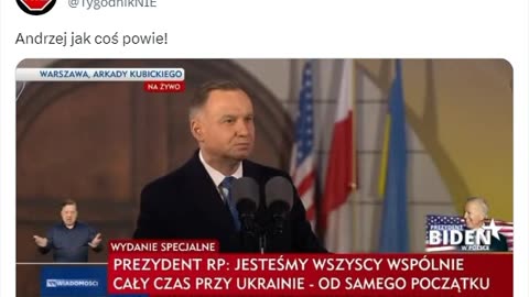 Jak Bóg zamierzy komuś karę to odbiera mu rozum! Masz za swoje zakłamany diable!