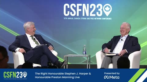 Fireside chat: The Right Honourable Stephen J. Harper and the Honourable Preston Manning