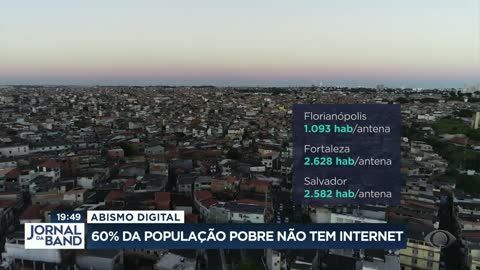 60% da população pobre não tem internet no Brasil