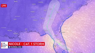 Tracking Nicole - Category 1 Storm Makes Landfall in Florida, U.S. (Nov. 10, 2022)