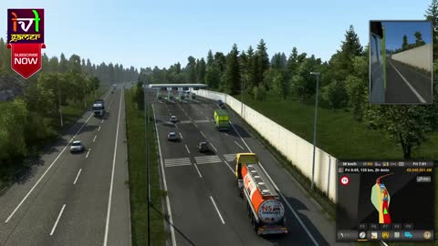 Toll Crossing Mercedes Actros - ETS 2 1.45 - #ets2 #mercedestruck #tollplaza