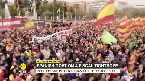 Protests in Spain: Spanish PM Pedro Sanchez under pressure to cut taxes | World English News | WION