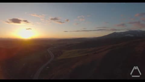 Montana Sunset Timelapse - 15 Second Drone Video [HD]