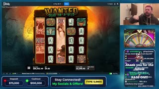 MY EPIC $200,000+ WINS ON WANTED DEAD OR A WILD! (Largest Payouts Ever)