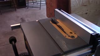 DIY DeWalt table saw extension - portable job site DW745