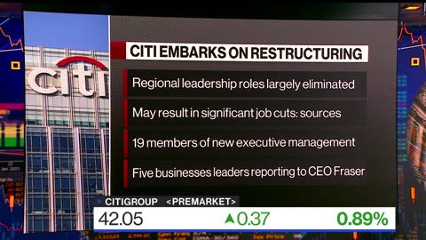 Citigroup Plans Job Cuts as Bank Is Restructured