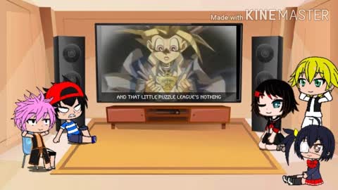 Animes React to Ash Ketchum Vs. Yugi Muto Rap Battle!