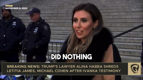 Trump Lawyer Alina Habba SHREDS Letitia James And Michael Cohen After Ivanka Testimony
