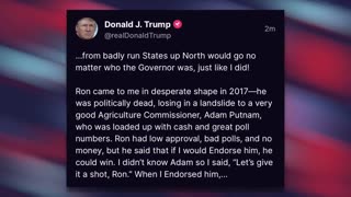 BREAKING: Trump DIRECTLY Attacks Ron DeSantis in Truth Social Posting Spree