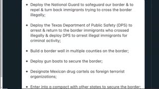 Texas Governor Abbott Invokes Invasion Clause, Declares Invasion At The Border