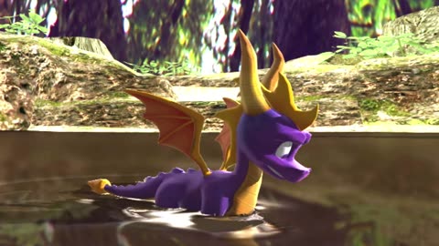 Spyro Sinking in Tar Pit