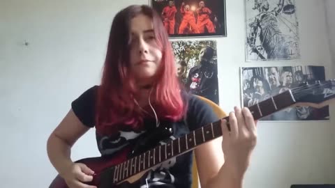 Through The Fire And Flames - Dragonforce Guitar Cover | Juliana Wilson