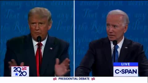 PRESIDENTAL DEBATE, Joe Biden outright lied about Hunter Biden's laptop and blamed it on Russia.