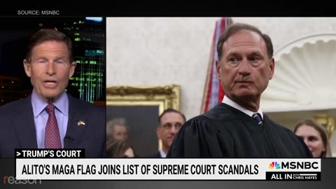 Liberals demand that Alito be removed from the court for flying the American flag inverted.