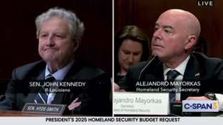 Sen John Kennedy blasts Secretary Mayorkas for his egregious breach of the public trust