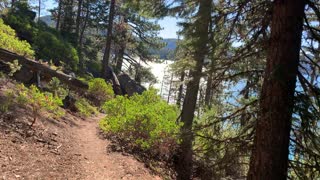 Central Oregon – Paulina Lake “Grand Loop” – Descending to the Lake