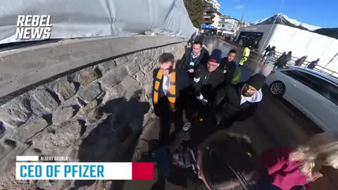 Rebel News calls out Phifizer CEO in Davos