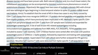 World Health Organization Paper - COVID-19 Vaccines Can Induce Multiple Sclerosis