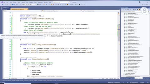 Entity Framework Core Part 4: Querying Related Data and Using Projections by Microsoft