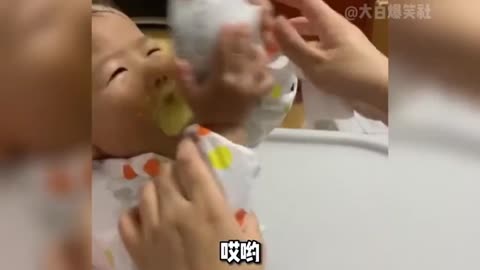 Cute Baby Reaction