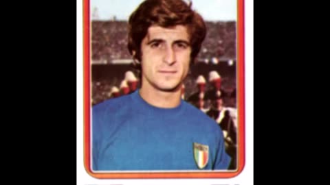 PANINI STICKERS ITALY NATIONAL TEAM WORLD CUP 1974