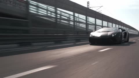 A Lamborghini Car on the Road