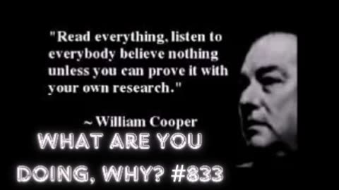 What Are You Doing, Why? #833 - Bill Cooper