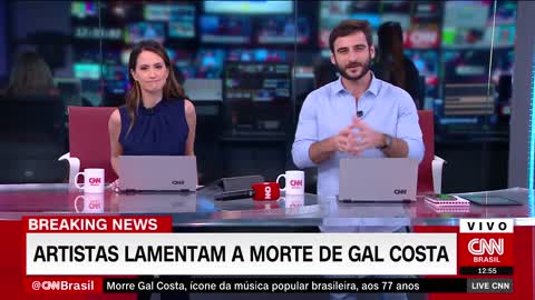 Maria Bethânia lamenta a morte de Gal Costa | LIVE CNN