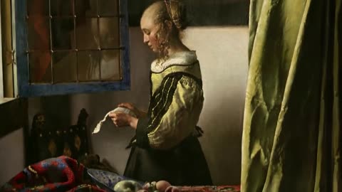 28 Vermeer paintings, including 'Girl With A Pearl Earring', exhibited at Rijks museum Amsterdam.