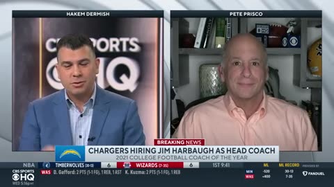 Chargers HIRE Jim Harbaugh as next HEAD COACH _ Breaking News _ CBS Sports