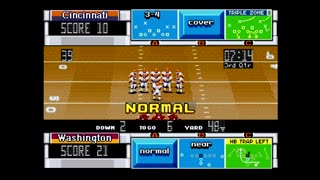 Madden93 (Sega Genesis) Cincinnati vs Washington Part3