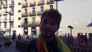 Barcelona Gay LGBTQIA+ Pride 2015. Alexis in Exile