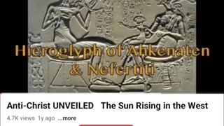 Anti Christ revealed. The Sun raising in the west