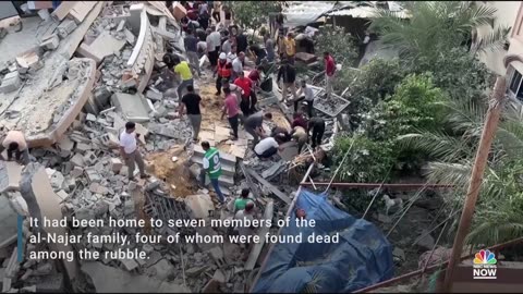 Gazans mourn death and destruction of Israeli airstrikes in response to Hamas attacks