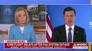Buttigiege Won't Rule Out FAA Outage Due to "Nefarious Activity"