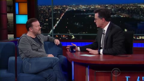 Ricky Gervais Fact Bombs Stephen Colbert