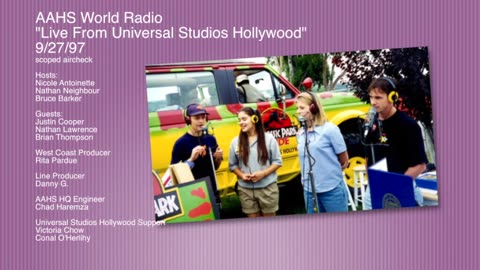 "Live From Universal Studios Hollywood" 9/27/97