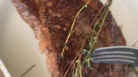 Perfect ribeye steak