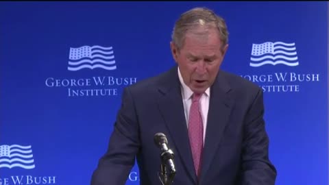 Bush Who Remained Quiet During Obama Terms, Gives Speech: "Bigotry Seems Emboldened"