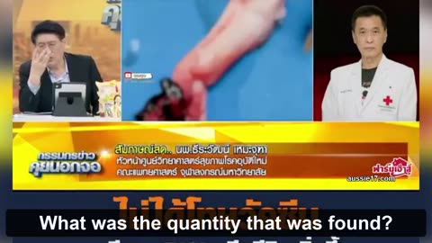 Vaccine-Linked White Clots on Thailand's Popular Mainstream Media TV3